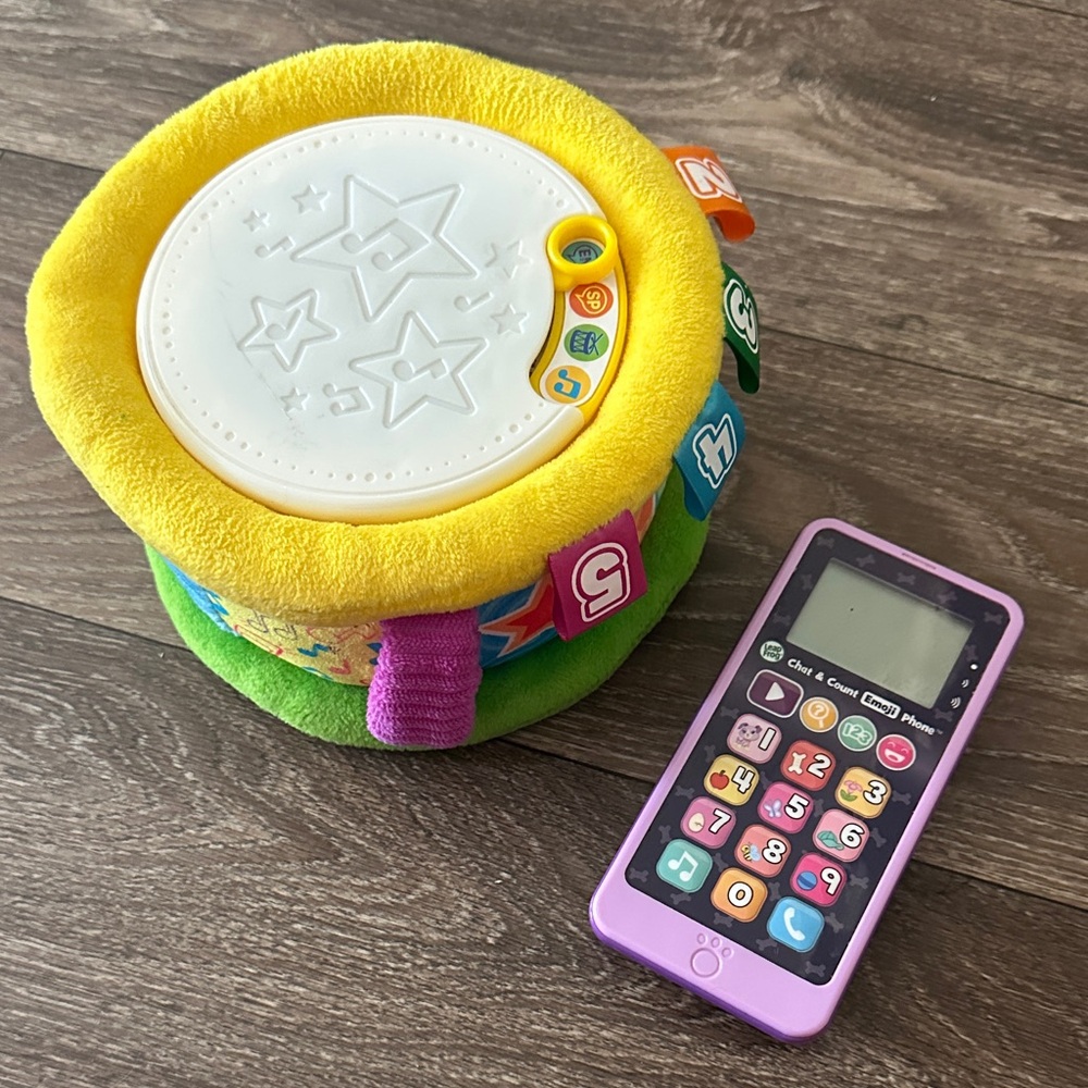 Plush Activity Drum Toy with Learning Phone - LeapFrog